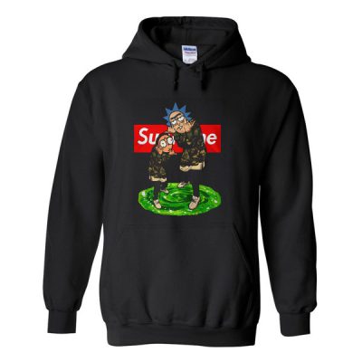 rick and morty hoodie supreme