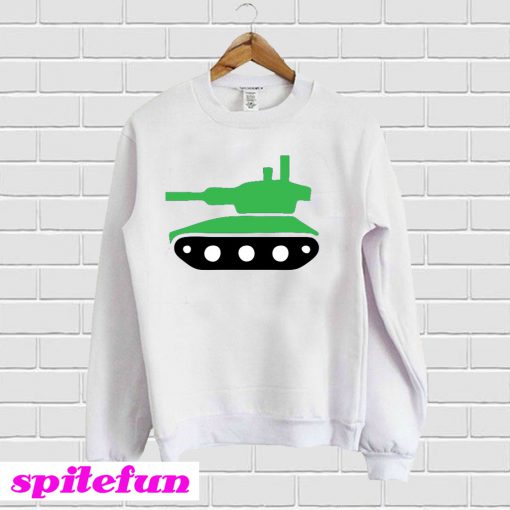 Military Tank Icon Sweatshirt