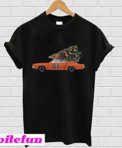 The General Lee Car Christmas Tree T-shirt