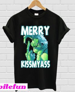 The Grinch Merry kissmyass T-shirt