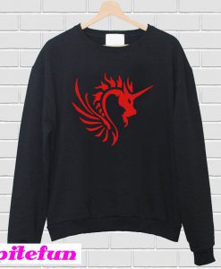 Red Dragon Horn Logo Sweatshirt