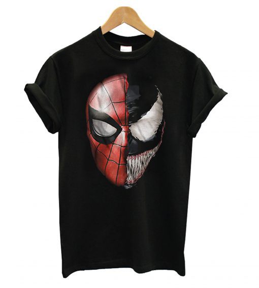 Venom Spidey Faces Spiderman Avengers T-shirt