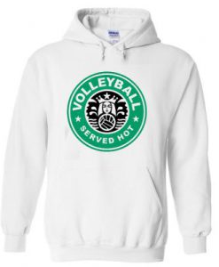 Volleyball Served Hot Hoodie