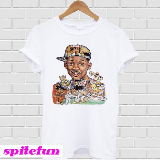 Will Smith and Characters T-shirt