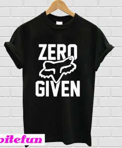 Zero given T-shirt