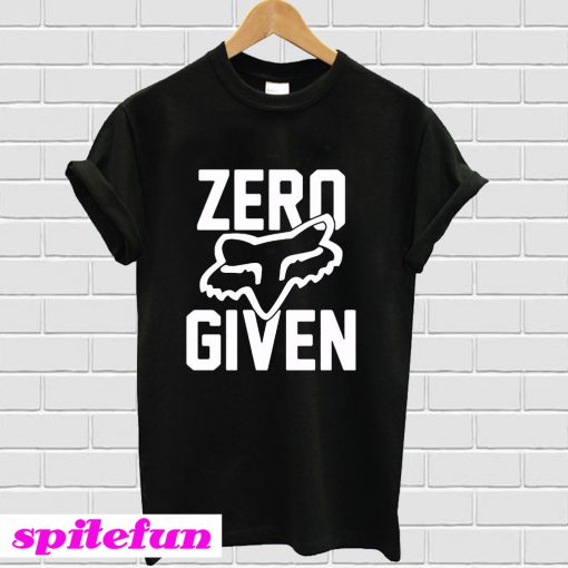 Zero given T-shirt