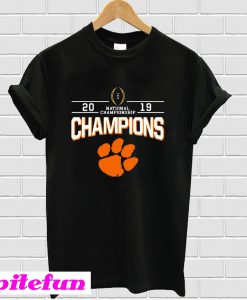2019 Champions national championship foot T-shirt