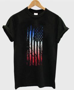 Abstract American Flag America Patriot USA T-shirt