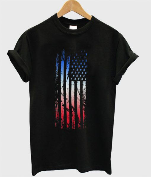 Abstract American Flag America Patriot USA T-shirt