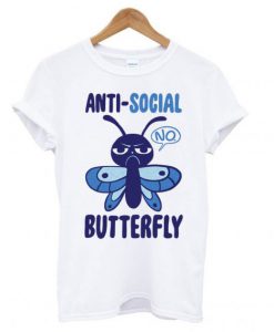 Anti-Social Butterfly Racerback T-shirt