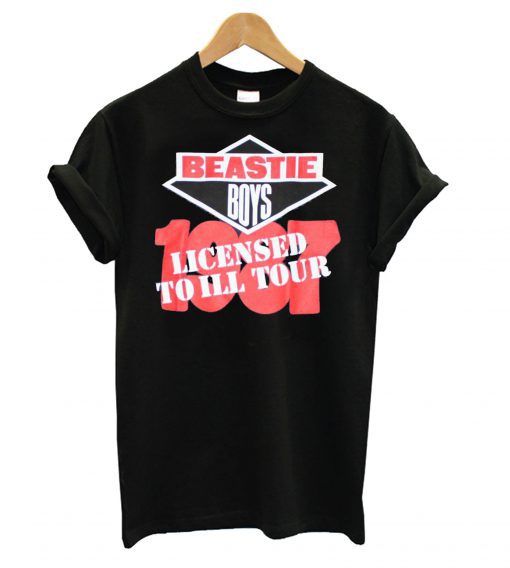 Beastie Boys Licensed to Ill Tour 1987 T shirt