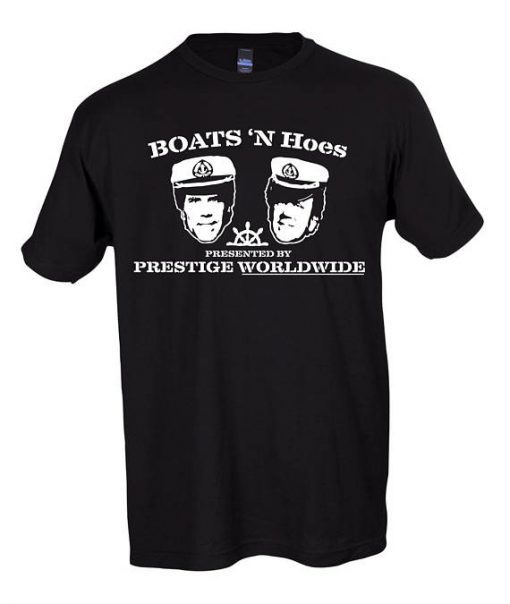 Boats and Hoes FACES Prestidge Worldwide Funny T-Shirt