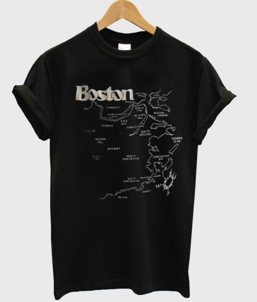 Boston Maps T-shirt