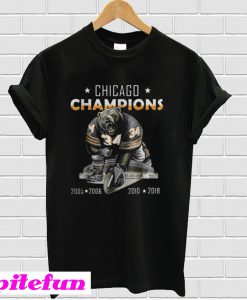 Chicago champions bear 34 2005 2006 2010 2018 shirt