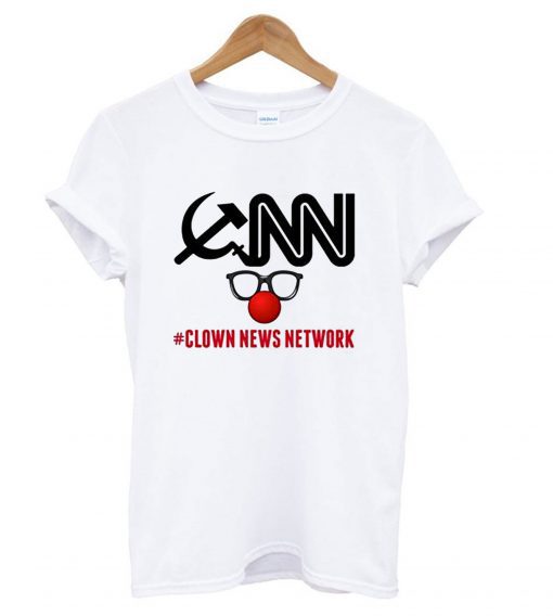 Cnn #Clown News Network Political T-shirt