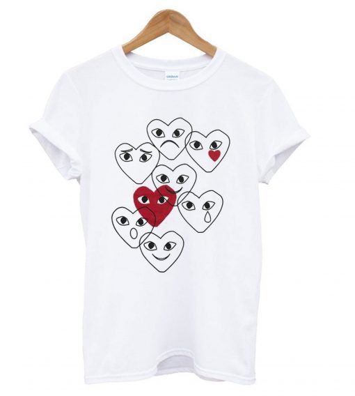 Comme Des Garcons Play Emoji Collection T shirt