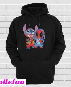 Deadpool And Stitch Hoodie