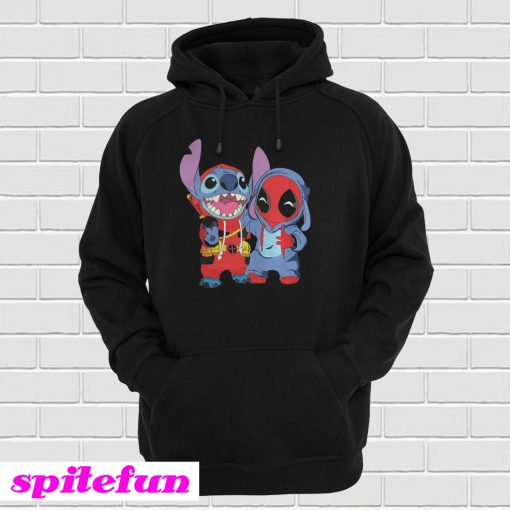 Deadpool And Stitch Hoodie