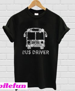 Diamond glitter Bus Driver T-shirt