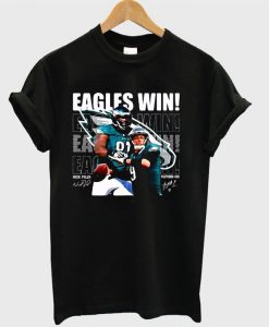 Eagles win football T-shirt