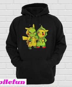 Grinch and Pikachu Hoodie