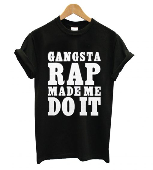 Ice Cube Men's Gangsta Rap Made Me Do It T-shirt