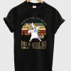 I’m Mostly Peace Love And Light And A Little Go Fuck Yourself Dabbing Unicorn T-shirt