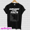 January Guy Facts T-shirt