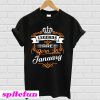 Legends are born in January T-shirt