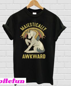 Majestically awkward unicorn T-shirt