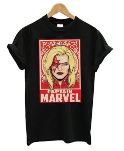 Marvel Boys Captain Marvel Ornament T-shirt