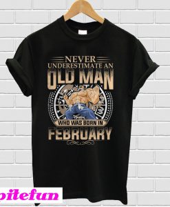 Master Roshi Never Underestimate An Old Man Who Was Born In February T-Shirt