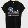 Milwaukee Brewers 2018 NL central division T-shirt