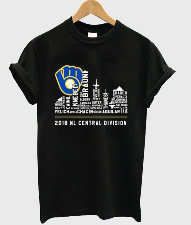 Milwaukee Brewers 2018 NL central division T-shirt