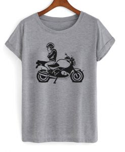 Motorcycle Flat Foot Funny T-shirt