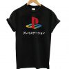 Playstation Logo Japanese Kanji T shirt