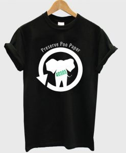 Preserve Poo Paper Elephant T-shirt