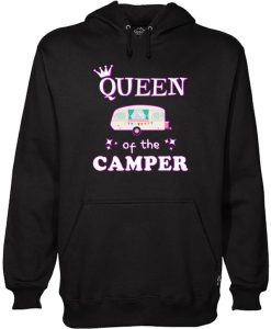 Queen camper camping Hoodie