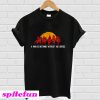 Red Horse Sunset A Man is Nothing Without Horse T-shirt
