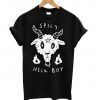 Satan Goat Spicy Heck Boy T-shirt