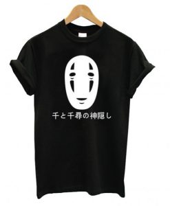 Spirited Away No Face Kaonashi Harajuku T-shirt