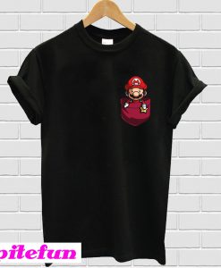 Super Mario in pocket T-shirt