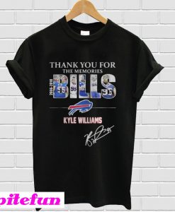 Thank you for the memories Bills Kyle Williams 95 T-shirt