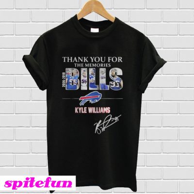 Thank you for the memories Bills Kyle Williams 95 T-shirt