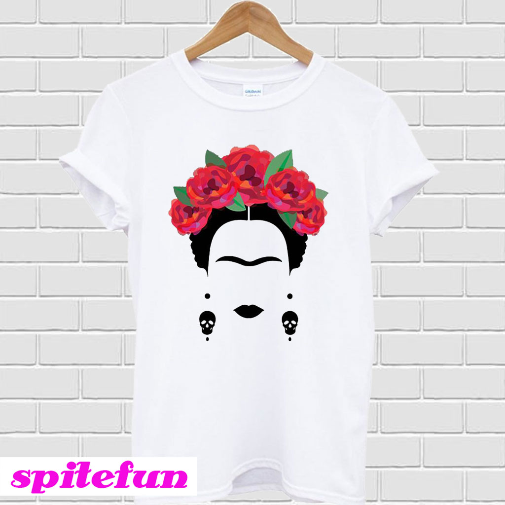 The flower girl skull T-shirt