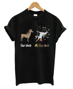 Your Uncle My Gay Uncle Unicorn T-shirt