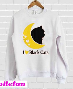 I Love Black Cats Sweatshirt