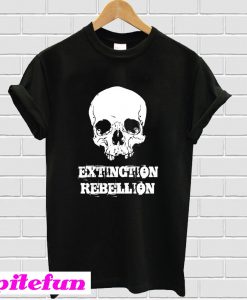 extinction rebellion skull T-shirt