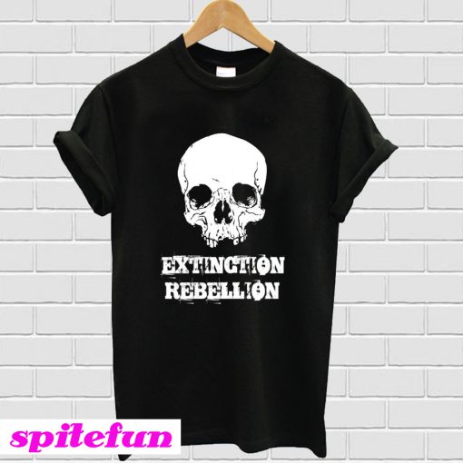 extinction rebellion skull T-shirt