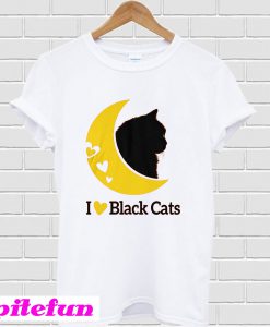 I Love Black Cats T-Shirt